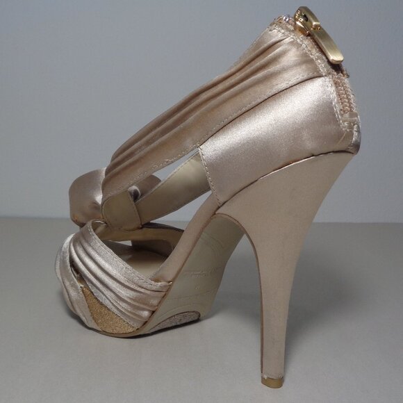 Enzo Angiolini Size 8.5 M / SLENDOR  / Satin / Heeled Sandals New Women's Shoes - Picture 9 of 16